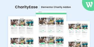 CharityEase v1.0 – Elementor Charity Addon